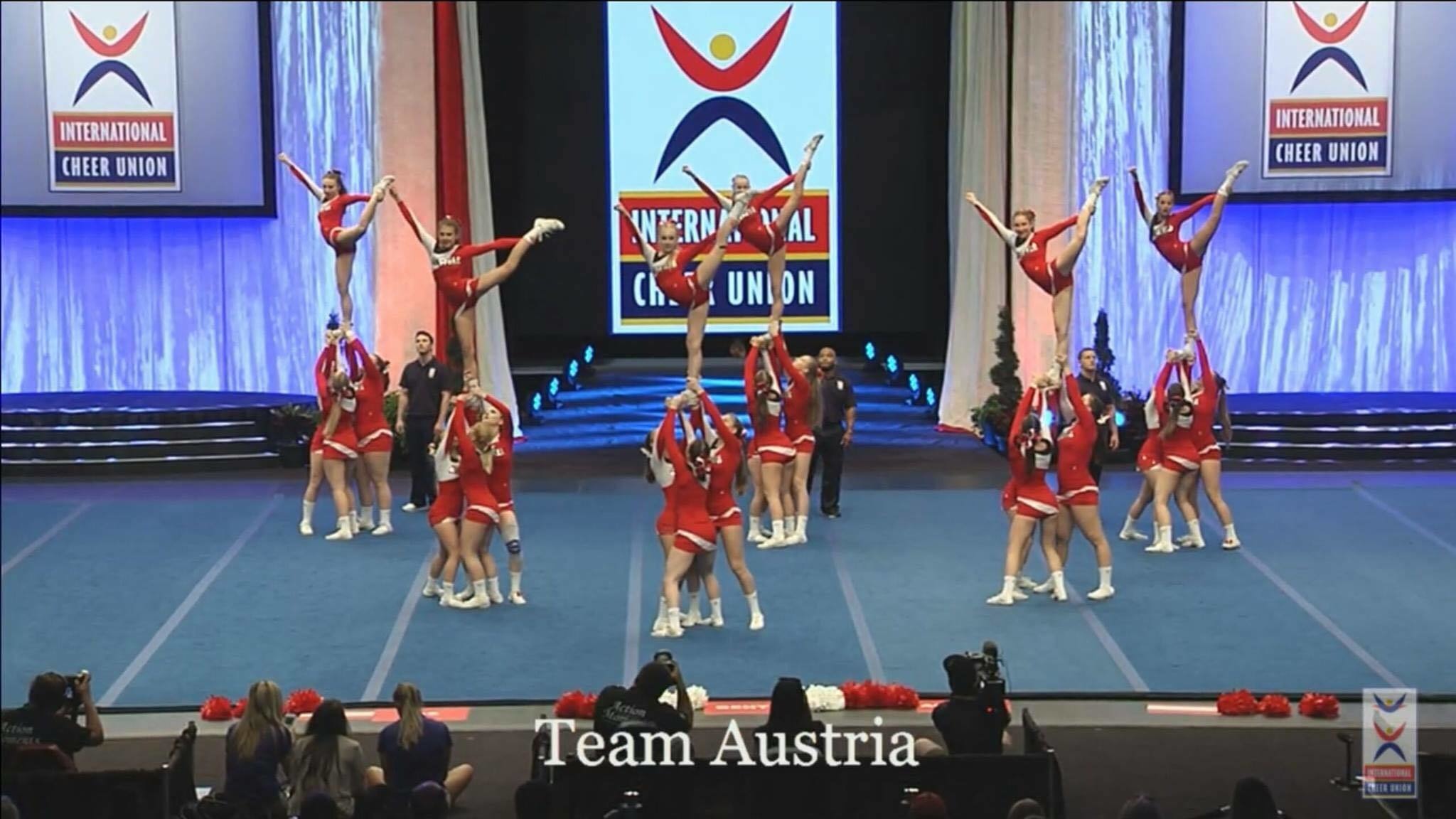 Wiener Cheerleader bei den ICU Cheerleading World Championships 2017