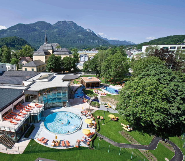 Blick in die Bergwelt, Salzkammergut-Therme, Foto: EurothermenResorts