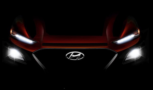 Hyundai Kona: Das SUV mit Front- oder Allradantrieb wird am 23. Juni in Mailand seine Weltpremiere feiern.