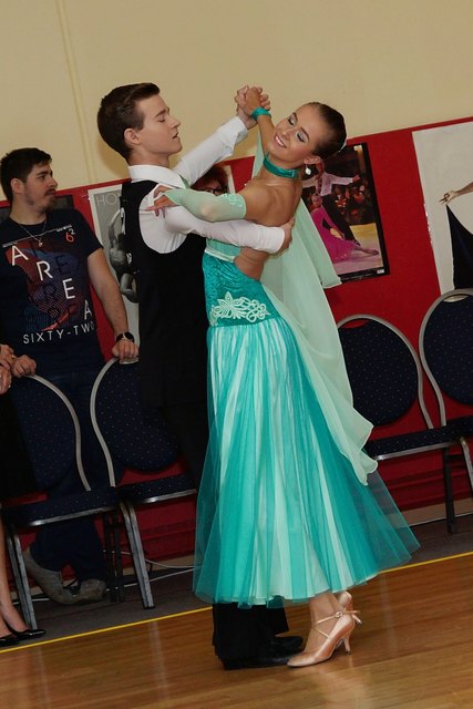 9. Platz der D-Klasse: Patrizia Harlander und Luca Daveloose
