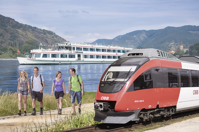 Tagestour Linz - Baumgartenberg - Grein - Linz, bequeme Zugfahrt und attraktive Wanderwege | Foto: Oberösterreich Tourismus