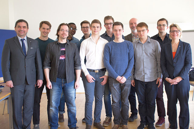 Christian Haberhauer MAR, Bgm. Franz Aschauer (Jaidhof), Mostbaron Toni Distelberger, LAbg. Josef Edlinger (Obmann Leader-Kamptal), Mag. Christoph Mayer, DI Bernd Kajtna, Bgm. Franz Sinhuber (Krumau), Vizebgm. Josef Stradinger (Stratzing) | Foto: Verein LEADER-Region Kamptal