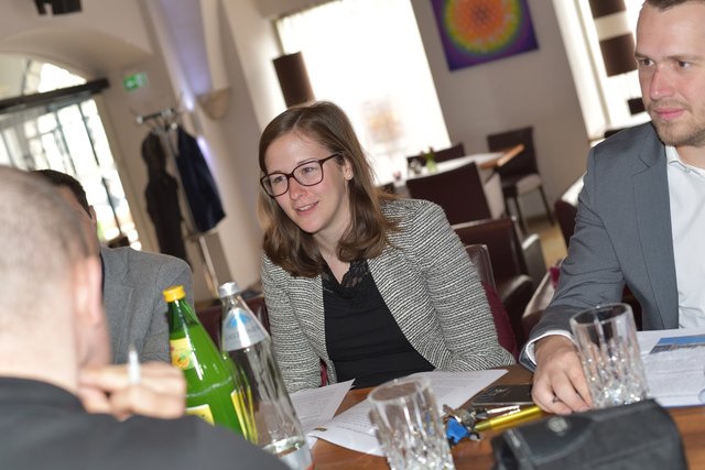 JVP-Landesobfrau Claudia Plakolm beim Pressegespräch im Hotel Mader. | Foto: JVP