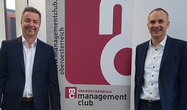 Regionalvorsitzender Dieter Oberransmayr (l.), Management Club, mit driveME-Geschäftsführer Udo Hermanseder. | Foto: mc/Oberransmayr