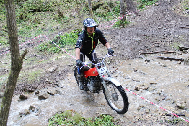 Fritz Gosch fuhr mit seiner "Montesa 247" zum Sieg.