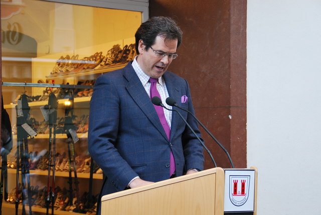 Der spanische Botschaftsrat Jorge Urbiola Lopez de Montenegro