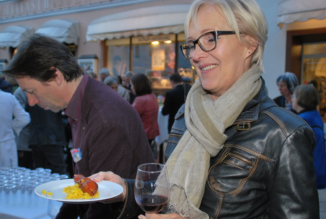 Elisabeth Kofler mit Tapas