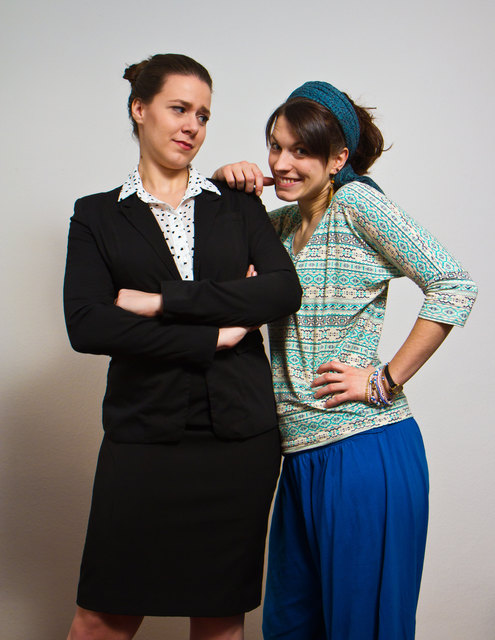 Die Schwertbergerin Christiane Burghofer (r.) und Isabella Hiess. | Foto: Privat