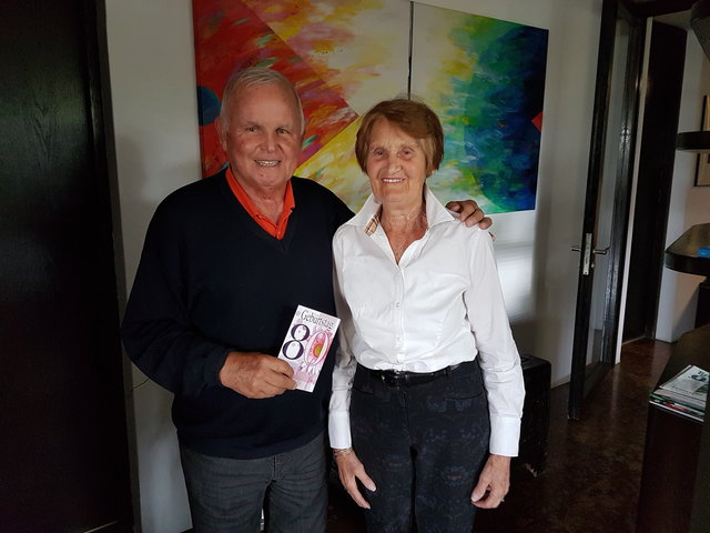 Karl mit Ehefrau Christine Neuner.