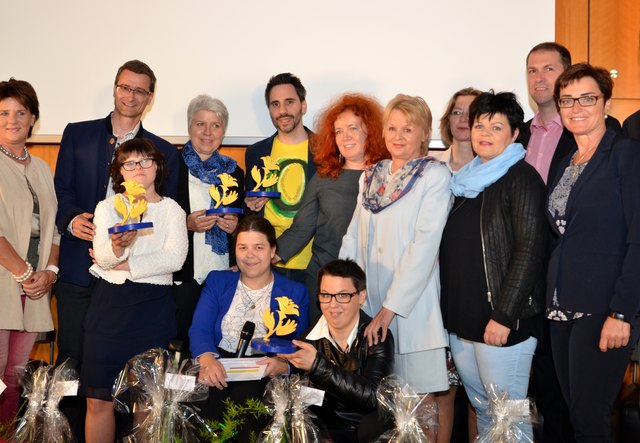 Beate Prettner bei Auszeichnung vorbildlicher Inklusionsprojekte