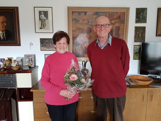 Theresia mit Ehemann Ferdinand Koch