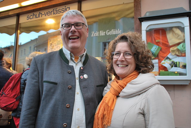 Helmut Zwenig mit Nina Casutt