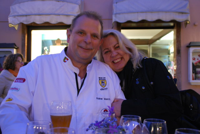 Rainer Werchner mit Gattin und MTG-Pressesprecherin Deborah Schumann