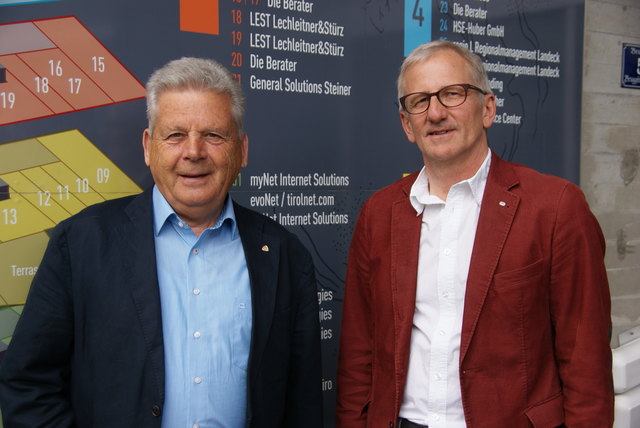 Lantech-GF Siegfried Gohm (li.) und Albert Eder wollen die Chancen und Heruasforderungen der Digitalisierung diskutieren.