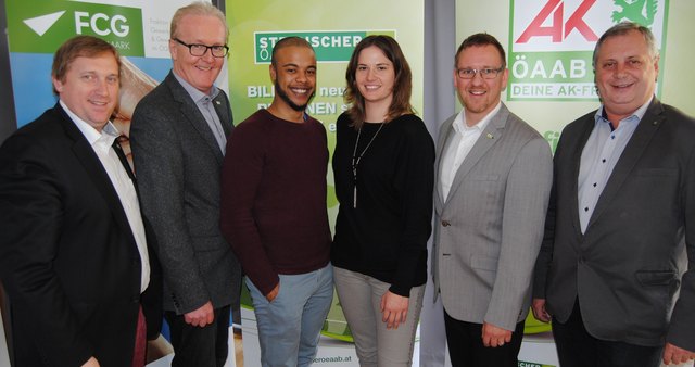 V.l.n.r.: Günther Ruprecht, Franz Gosch, Tayo S. Oluyemi, Anja Klug, Thomas Kraus und Franz Haberl.