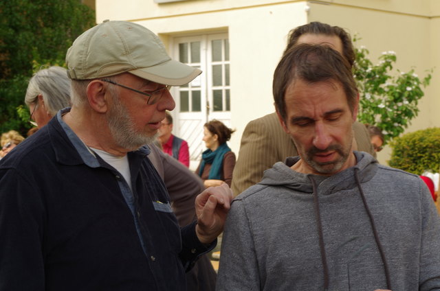 Organisator mit Kurator Clemens Feigel