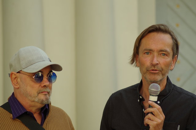 Ehemaliger Zögling Karl Martinek und Organisator Wolfgang Giegler