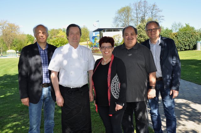 Herzlich willkommen geheißen wurde der neue Baderestaurent Betreiber Josef Grinschgl aus Bad Gams seitens der Marktgemeinde von Bgm.Bernd Hermann den Gemeindevorstand, sowie LAbg. Bernadette Kerschler