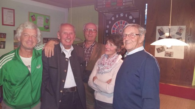 Michael Gottschall, Ignaz Bründel, Heinz Ramsauer, Steffi Moser und Ferdinand Burgstaller.