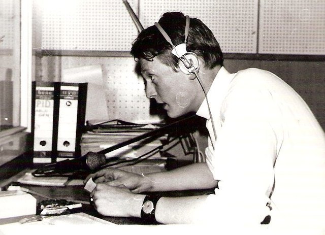 Georg Mittendrein 1969 – als Moderator des "Soldatensenders".