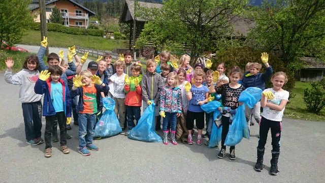 Sehr fleißig waren die SchülerInnen der Privatvolksschule Fritzendorf