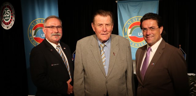 v.l. LL G. Dujmovits, Werner Zofal, Hannes Huter