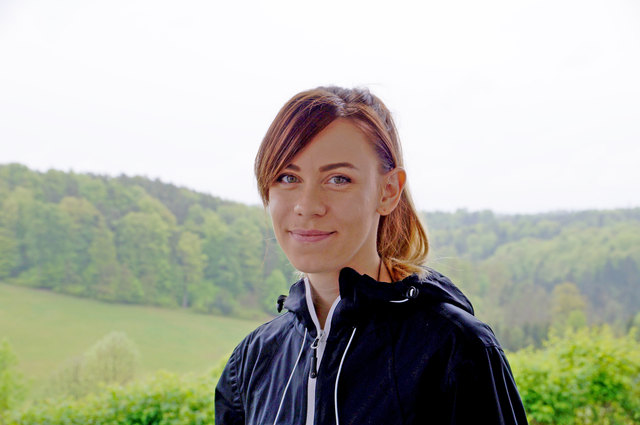 Sieht ganz schön sportlich aus: Sarah Ulz