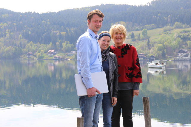 Kümmern sich um sanfte Mobilität: Daniel Wurster, Sandra Schuster und Maria Wilhelm