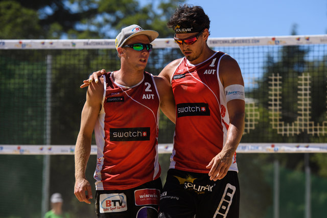 Peter Eglseer (re.) aus Kremsmünster mit seinem Partner Florian Schnetzer.