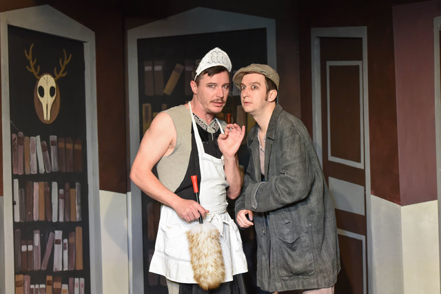 Haben selbst jede Menge Spaß an der aberwitzigen Horror-Klamotte: Markus Oberrauch und Bernhard Wolf.