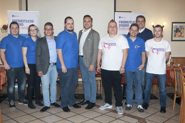Christoph Lindlbauer, Marie Aufreiter, BjO Daniel Hartl, OjO GR Manuel Kreuzer, Gerhard Wolf, Lucas Leitner, GR Johannes Kyris, BGF StR Christian Engertsberger, GR Marcel Aichmayr.