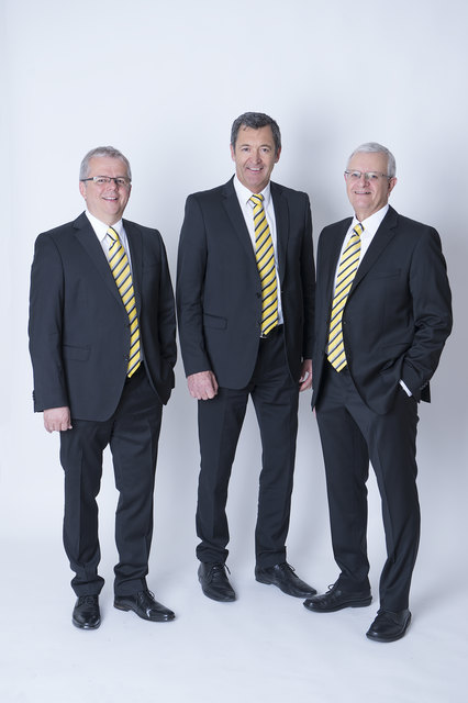 Herbert Larch, Manfred Zeller und Hannes Fill (v.l.).
