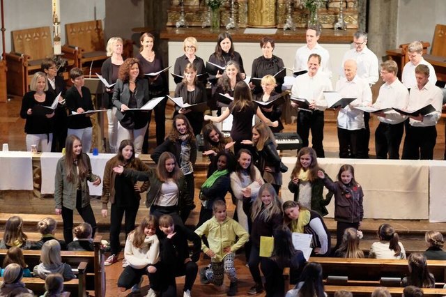 Singen in der Pfarrkirche Kuchl