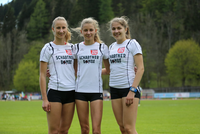 Von links: Susanne Kreutzer, Anna Baumgartner und Petra Gumpinger holten den Staatsmeistertitel.