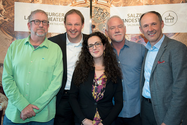 Richard Kraft, Carl Philip von Maldeghem, Hannah Friedman, John Debney und Leo Bauernberger | Foto: SLT/Anna-Maria Löffelberger