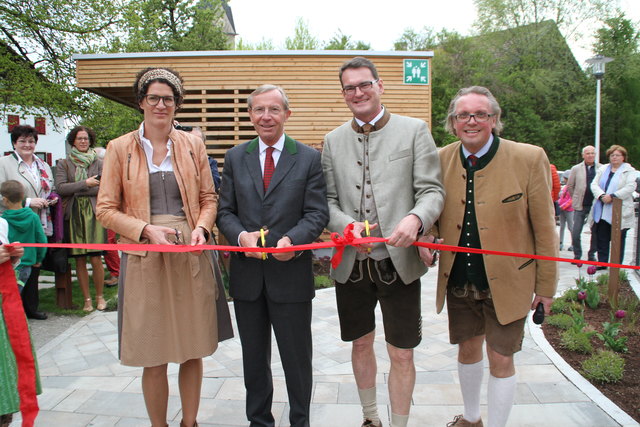 Simone Kamleitner, LH Wilfried Haslauer, Hermann Scheipl, Harald Kindermann.