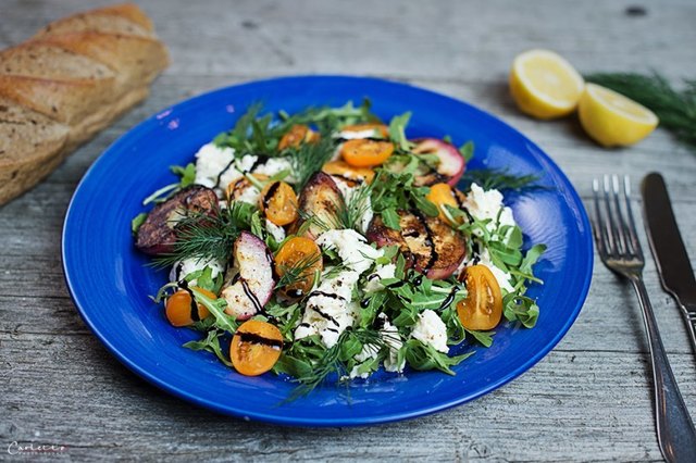 Raffiniert: Pfirsich Caprese