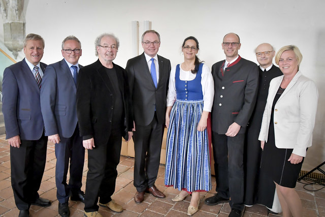 Wolfgang Labenbacher, Karl Bader, Peter Zeilinger, Stephan Pernkopf, Gabriel Gunn, Dr. Martin Zeh, Abt Mathäus Nimmervoll, Christa Stelzmüller | Foto: R. Tanzberger