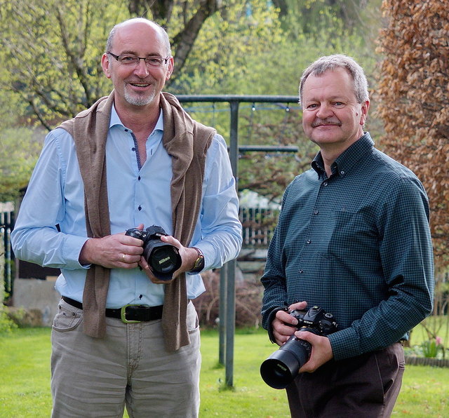 Initiierten die Galerie: Josef Ecker (l.) und Trevor Roberts.