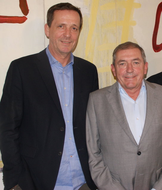 Stadtrat Johann Padutsch und Bgm. Heinz Schaden