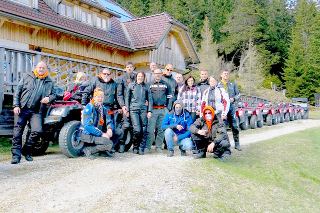 Eine Quadtour führte durch das beschauliche Lavanttal.