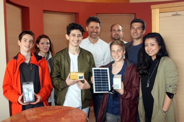 Neben viel Informationen über Solarenergie und effizientes Energiesparen gab es auch Preise für drei der 45 Schüler der 4A und 4B der Informatik Mittelschule Stockerau.