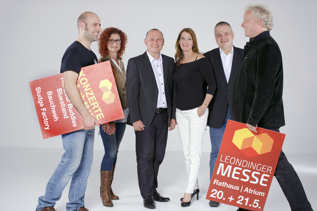Der Vorstand des Leondinger Wirtschaftsvereins Galileo freut sich schon auf zahlreiche Besucher bei der Messe.