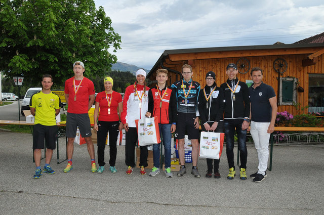 Die Sieger des 6. Gösselsdorfer See-Duathlons