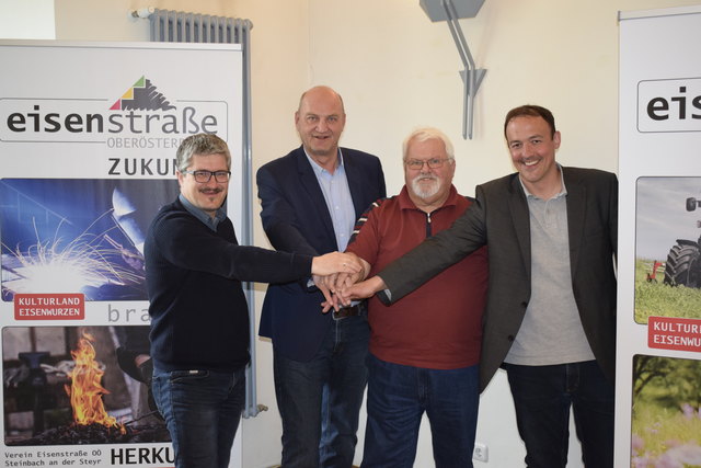 Felix Fößleitner, Christian Dörfel, August Pfaffenhuemer, Christian Schilcher (von links)