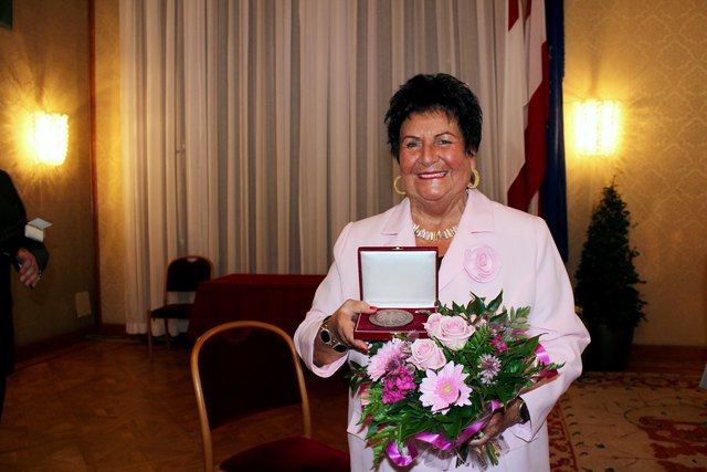 Marika Beck-Sobotka wurde am 11. Mai mit der Ehrenmedaille der Stadt Wien ausgezeichnet