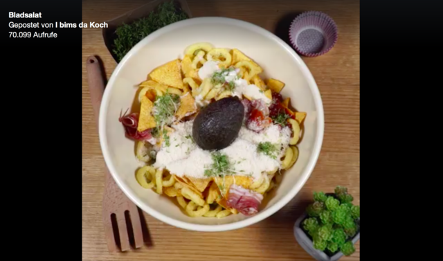 So sieht er aus, der Bladsalat aus St. Pölten.