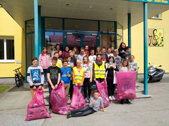 Die Schülerinnen und Schüler der NMS Eibiswald waren mit Feuereifer bei der Sache.