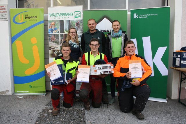 In der Kategorie U18 belegten René Grubelink (OG Eibiswald) und Thomas Mandl (OG Groß St. Florian) mit nur wenig Rückstand den zweiten und dritten Rang.