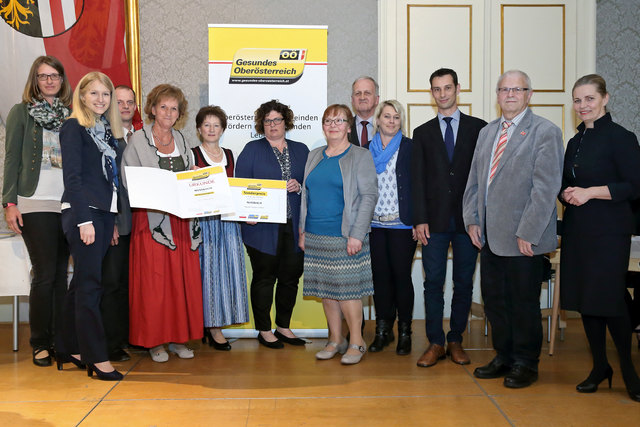 Gesundheitsförderungspreis für die Gemeinde Nußbach